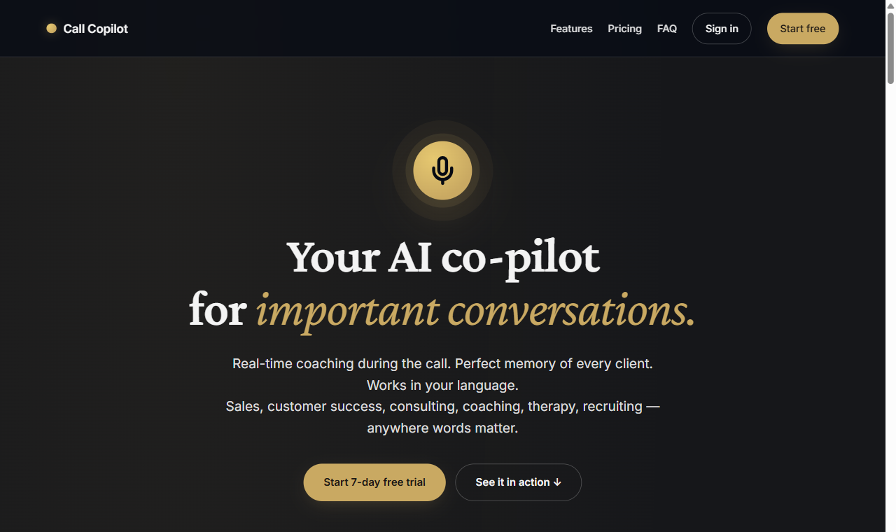 Call Copilot